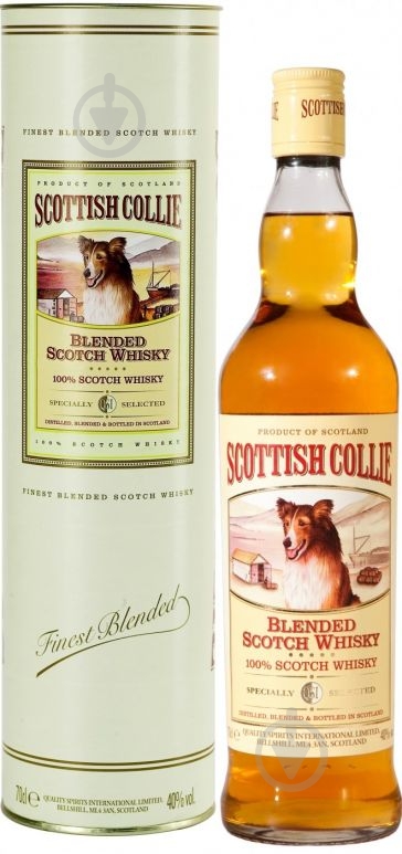 Виски Scottish Collie 40% в тубусе 0,7 л - фото 2