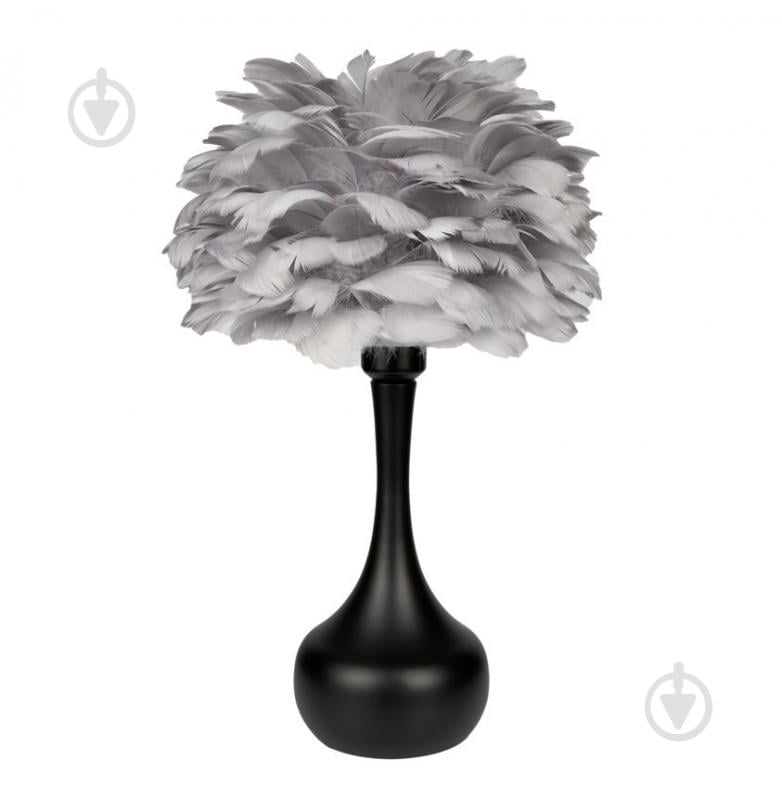 Настольная лампа Berger 1x40 Вт E27 черно-серый 7030-TL-1 Black-Gray - фото 1