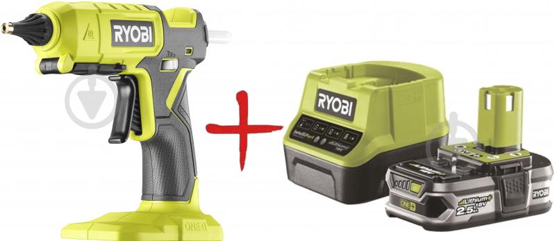 Пистолет клеевой RYOBI ONE+ 18В RGL18-125S - фото 1