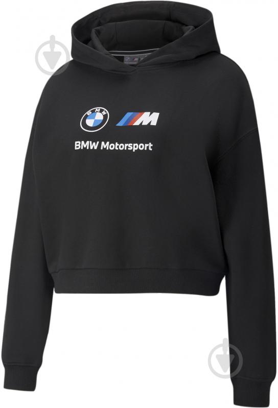 Джемпер Puma BMW MMS Wmn ESS Logo Hoodie 53424901 р. M черный - фото 4