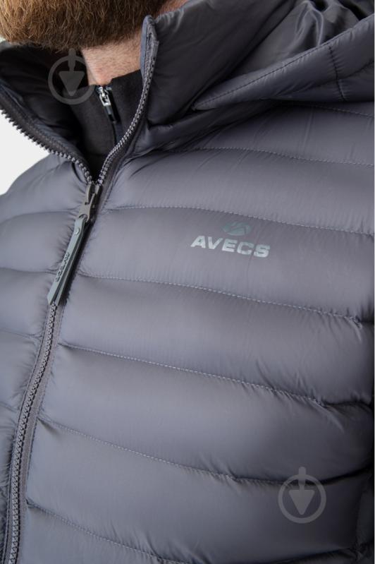 Жилет Avecs AV-50390В/17 р.4XL темно-сірий - фото 4