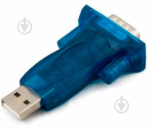 Переходник EXTRADIGITAL голубой (KBU1654) USB 2.0 to RS-232 - фото 2