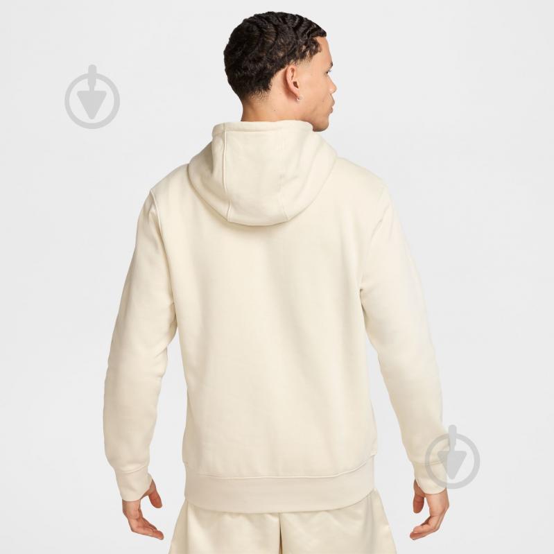 Джемпер Nike M NK CLUB BB PO HDY NSW GFX HJ2159-234 р.2XL бежевий - фото 2 Джемпер Nike M NK CLUB BB PO HDY NSW GFX HJ2159-234 р.2XL бежевий - фото 2