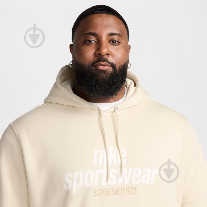 Джемпер Nike M NK CLUB BB PO HDY NSW GFX HJ2159-234 р.2XL бежевий - фото 9 Джемпер Nike M NK CLUB BB PO HDY NSW GFX HJ2159-234 р.2XL бежевий - фото 9