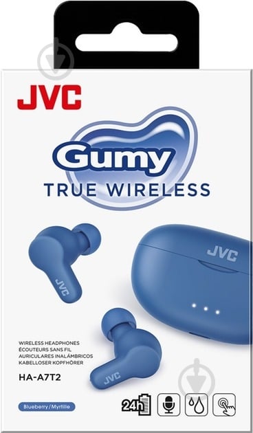 Наушники JVC blue (HA-A7T2-A-E) - фото 5