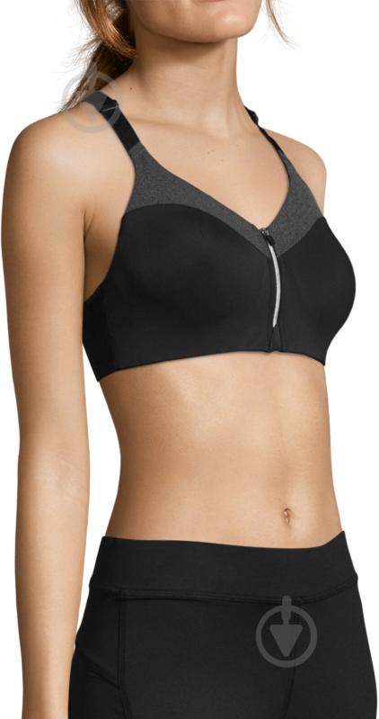 Бра Casall Front Zip Sports Bra Bra B-cup 19984921 р.32 C сірий - фото 7