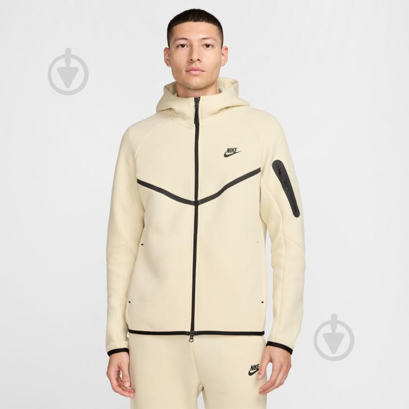 ᐉ Джемпер Nike M NK TCH FLC FZ WR HOODIE HV0949-234 р.2XL бежевий