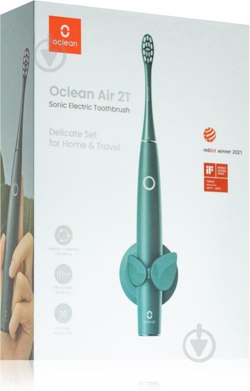 Електрична зубна щітка Oclean Air 2T Electric Toothbrush Green - фото 8