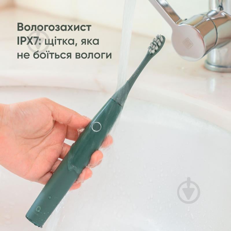 Електрична зубна щітка Oclean Air 2T Electric Toothbrush Green - фото 10