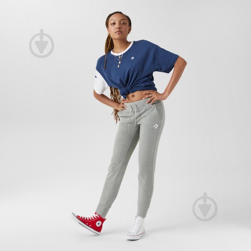 Штани Converse CONVERSE SC EMB SIGNATURE PANT 10008821-035 р. S світло-сірий - фото 3