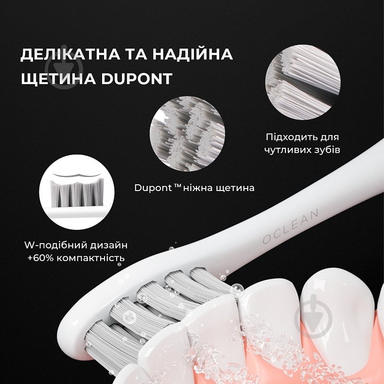 Электрическая зубная щетка Oclean Endurance Electric Toothbrush White - фото 9