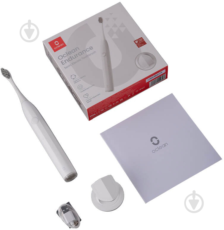 Електрична зубна щітка Oclean Endurance Electric Toothbrush White - фото 10