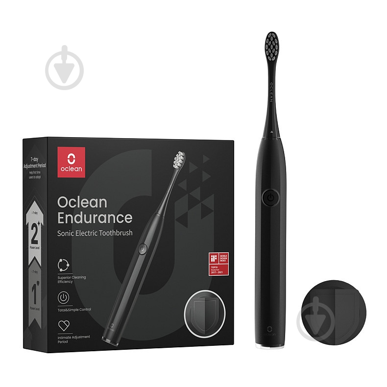 Електрична зубна щітка Oclean Endurance Electric Toothbrush Black - фото 1