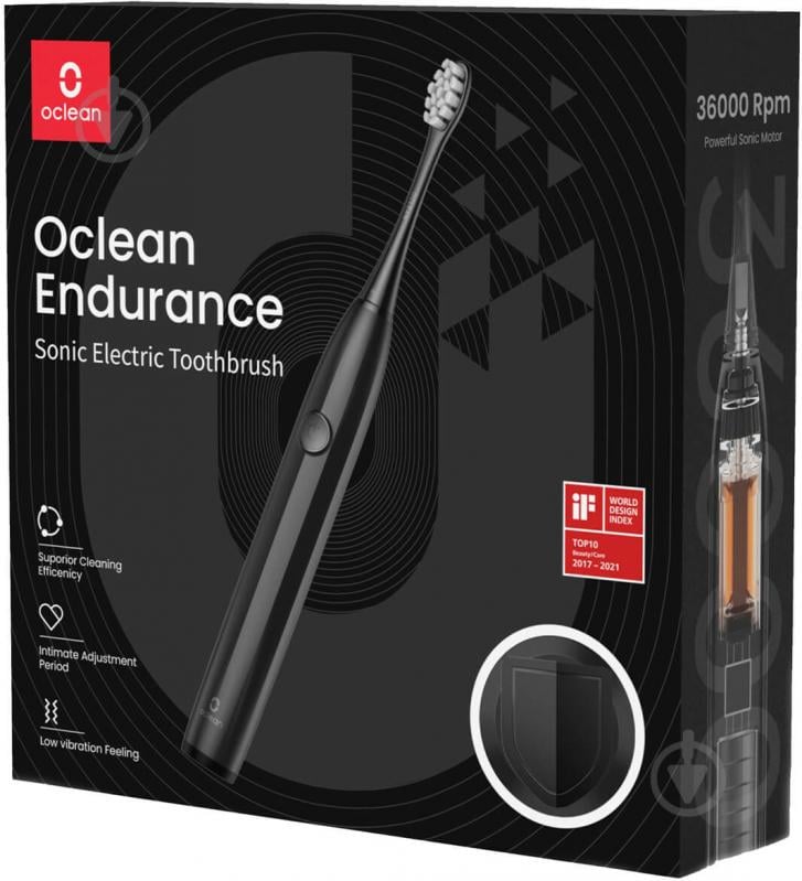 Электрическая зубная щетка Oclean Endurance Electric Toothbrush Black - фото 12