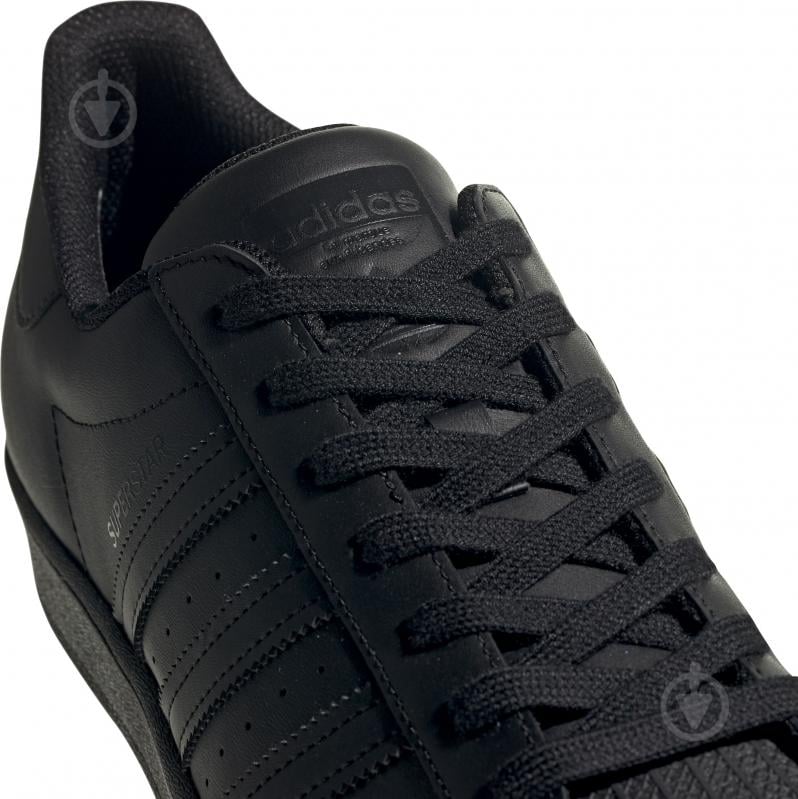 Кроссовки мужские демисезонные Adidas SUPERSTAR EG4957 р.46 2/3 черные - фото 10