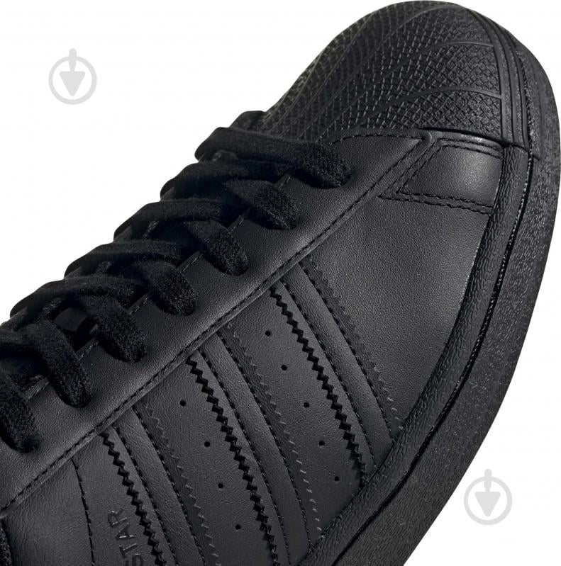 Кросівки чоловічі демісезонні Adidas SUPERSTAR EG4957 р.46 2/3 чорні - фото 9