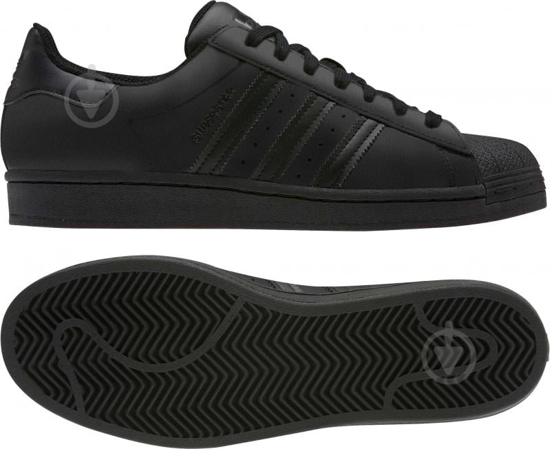 Кроссовки мужские демисезонные Adidas SUPERSTAR EG4957 р.46 2/3 черные - фото 11