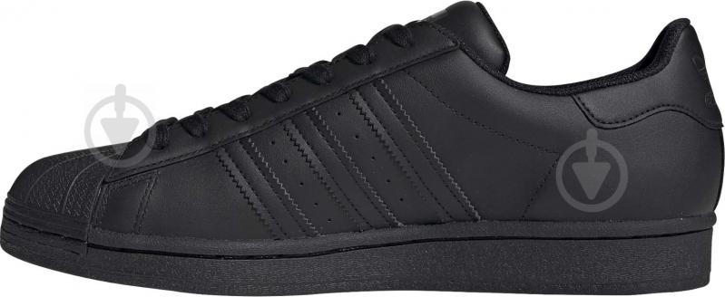 Кросівки чоловічі демісезонні Adidas SUPERSTAR EG4957 р.46 2/3 чорні - фото 4