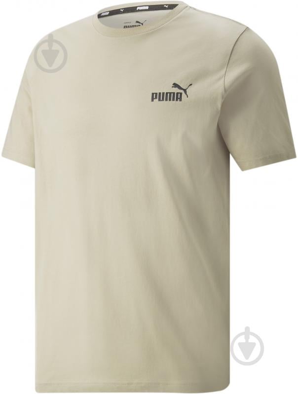 Футболка Puma ESS Small Logo Tee 58666964 р.2XL бежевий - фото 4