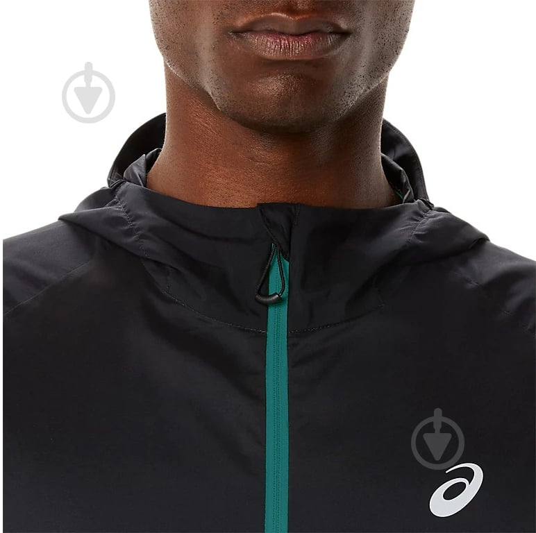 Вітрівка чоловіча демісезонна Asics LITE-SHOW JACKET 2011C111-001 р.XL зелена - фото 4