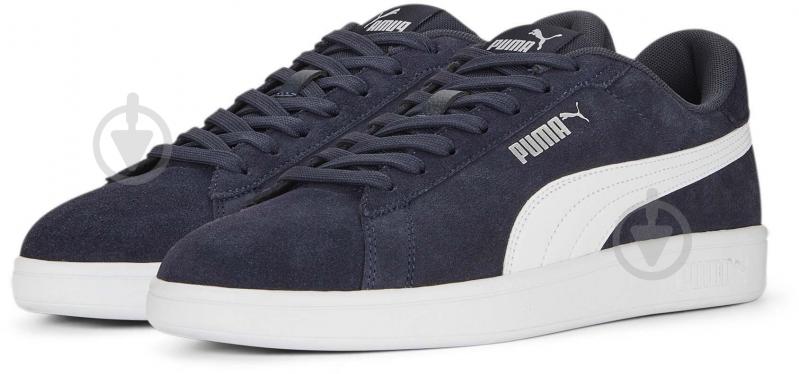 Кеды Puma PUMA SMASH 3.0 PARISIAN NIGHT-PUMA WHITE 39098403 р.44,5 синий - фото 3