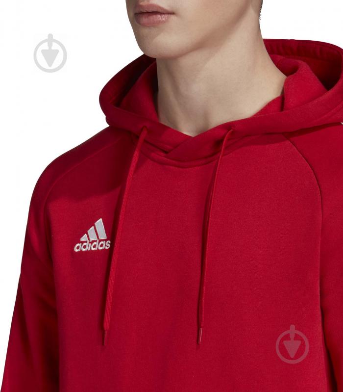 Джемпер Adidas CORE18 HOODY CV3337 р. S красный - фото 10