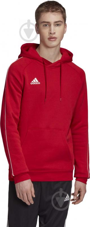 Джемпер Adidas CORE18 HOODY CV3337 р. S красный - фото 5