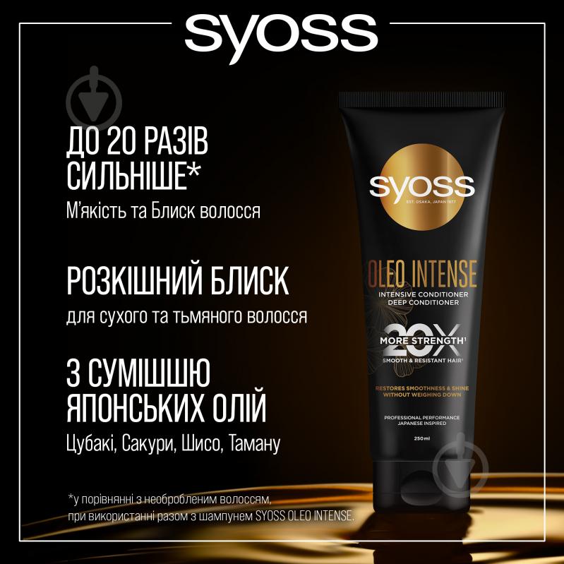 Кондиціонер Syoss Oleo Intense для сухого та тьмяного волосся 250 мл - фото 2