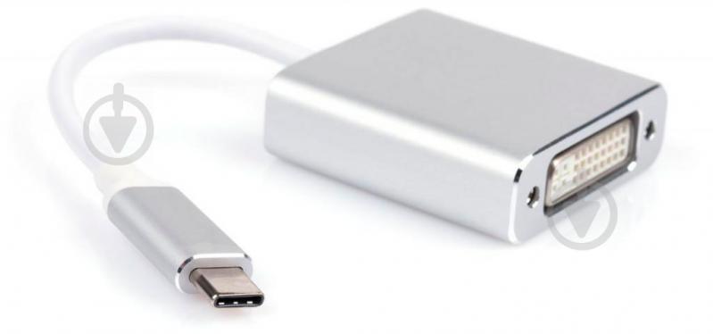 Перехідник Vinga USB Type-C – DVI 0,15 м сріблястий (USBCMDVI-01) - фото 3