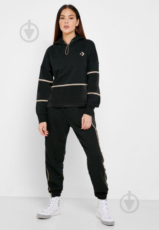 Джемпер Converse COLORBLOCK SHINE PO HOODIE 10017032-036 р. L світло-сірий - фото 2