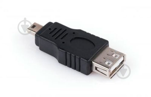 Переходник Vinga USB – miniUSB черный (USBAF-02) - фото 1 Переходник Vinga USB – miniUSB черный (USBAF-02) - фото 1