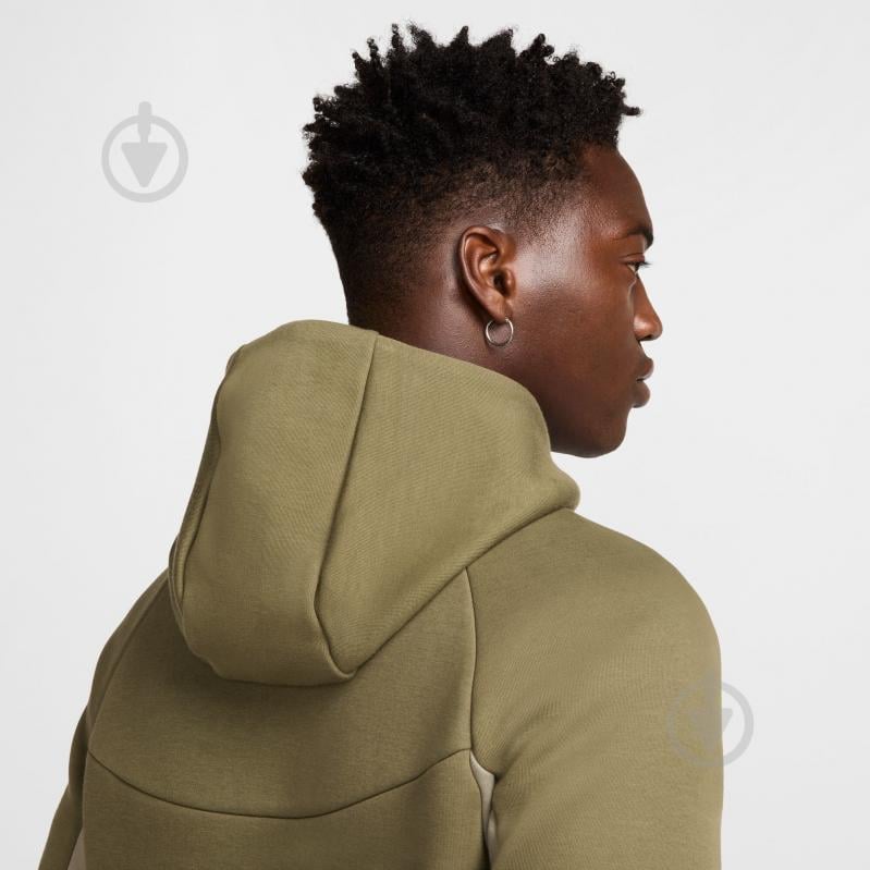 Джемпер Nike M NK TCH FLC FZ WR HOODIE HV0949-222 р.2XL хаки - фото 9 Джемпер Nike M NK TCH FLC FZ WR HOODIE HV0949-222 р.2XL хаки - фото 9