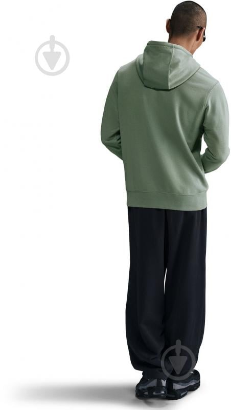 Джемпер Nike M NK CLUB FT HOODIE FONT GX HJ2506-370 р.2XL хакі - фото 3 Джемпер Nike M NK CLUB FT HOODIE FONT GX HJ2506-370 р.2XL хакі - фото 3