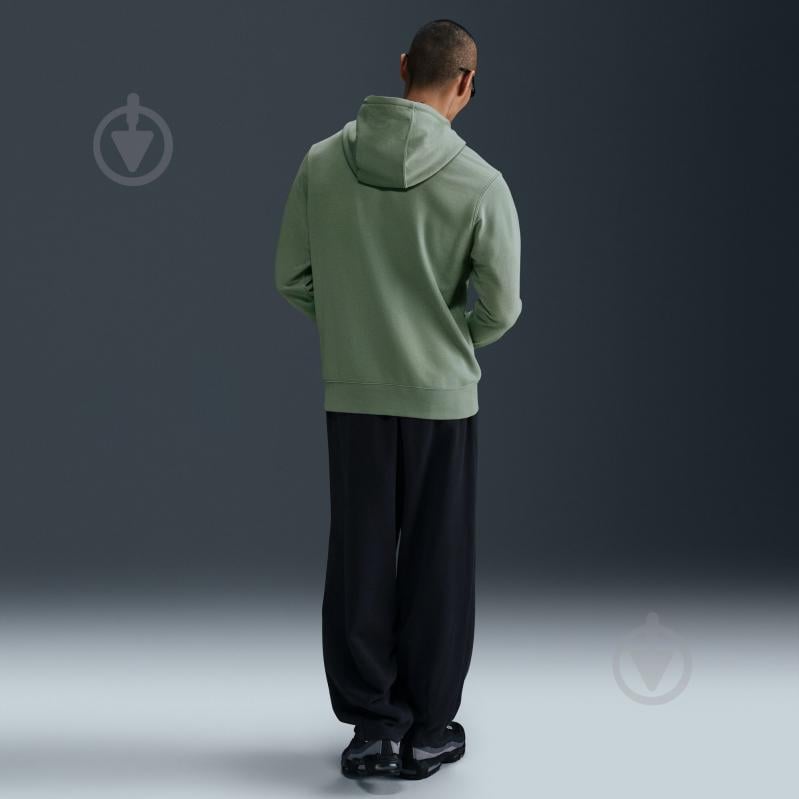 Джемпер Nike M NK CLUB FT HOODIE FONT GX HJ2506-370 р.2XL хакі - фото 7 Джемпер Nike M NK CLUB FT HOODIE FONT GX HJ2506-370 р.2XL хакі - фото 7