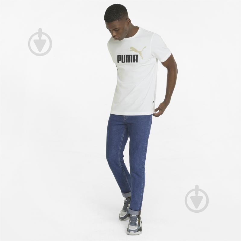 Футболка Puma ESS+ 2 Col Logo Tee 58675952 р.3XL білий - фото 3