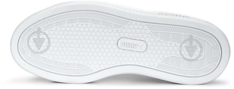 Кеди Puma SMASH PLATFORM V3 PUMA WHITE-PUMA SILVER 39075801 р.38 білий - фото 6