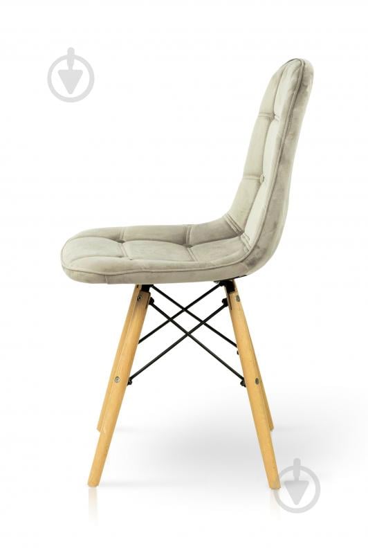 Стілець Мікс Меблі Джастін пісочний / натуральний - фото 4 Стілець Мікс Меблі Джастін пісочний / натуральний - фото 4