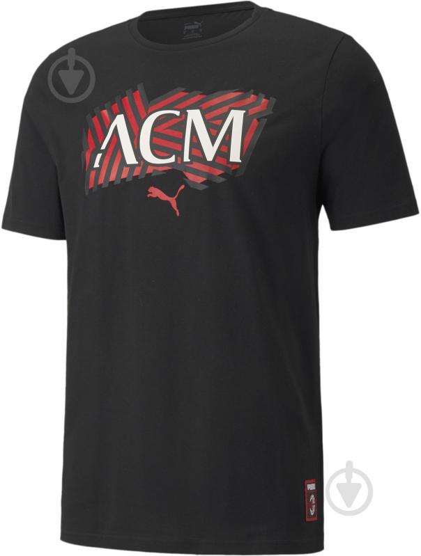 Футболка Puma ACM FtblCore Tee 76434605 р.M черный - фото 1