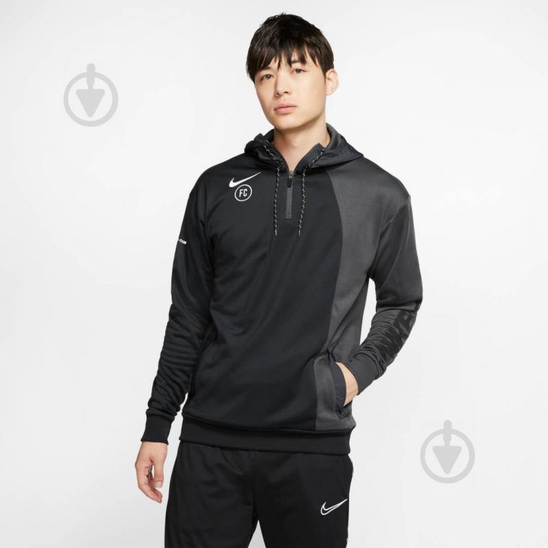 Джемпер Nike M NK FC HOODIE AT6097-060 р. M черный - фото 4