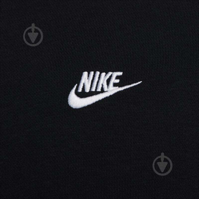 Джемпер Nike M NK CLUB FT FZ HOODIE FN3884-010 р.3XL чорний - фото 4