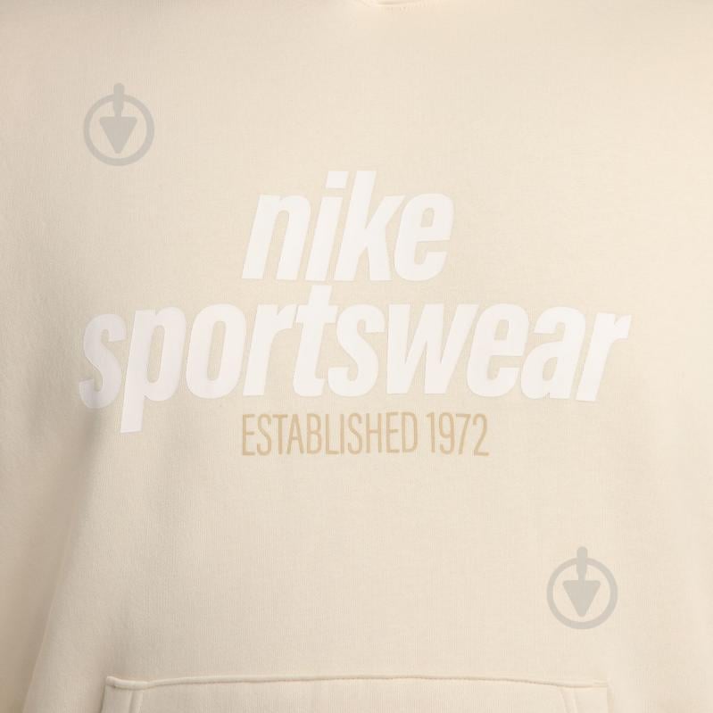 Джемпер Nike M NK CLUB BB PO HDY NSW GFX HJ2159-234 р.L бежевий - фото 10