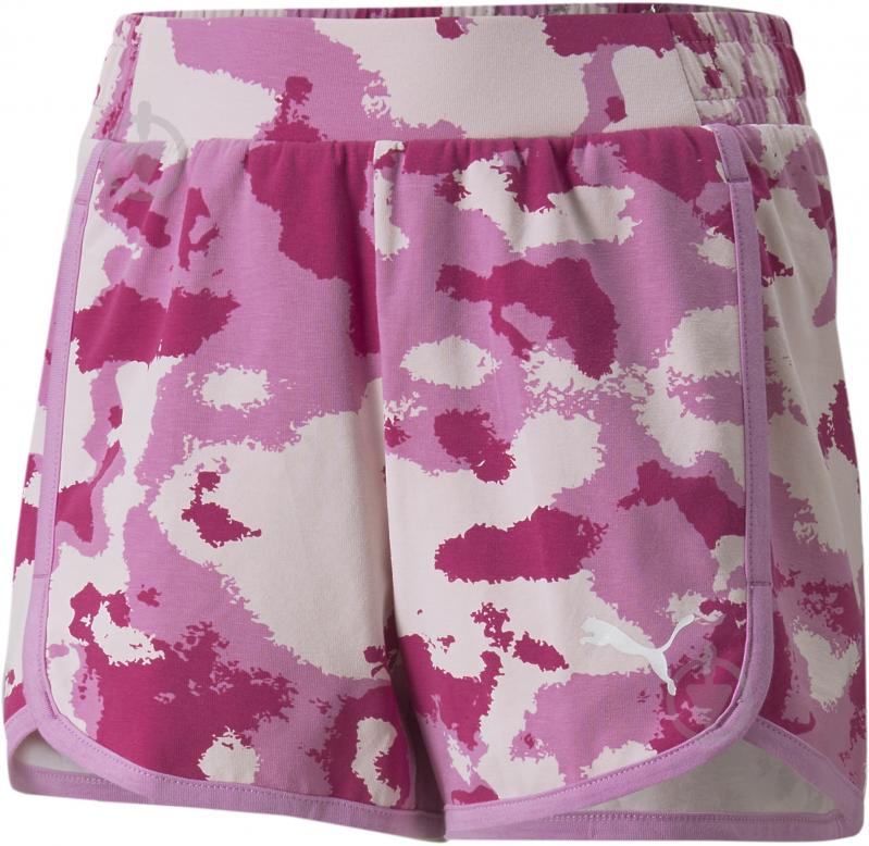 Шорти Puma Alpha AOP Shorts 84694614 р. 128 малиновий - фото 1