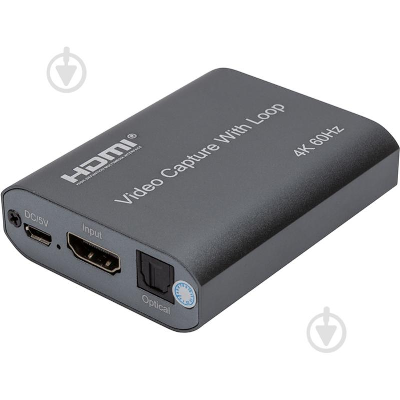 PowerPlant Внешняя карта видеозахвата HDMI USB2.0 4k/60hz (HDVC7) (CA914173) - фото 3