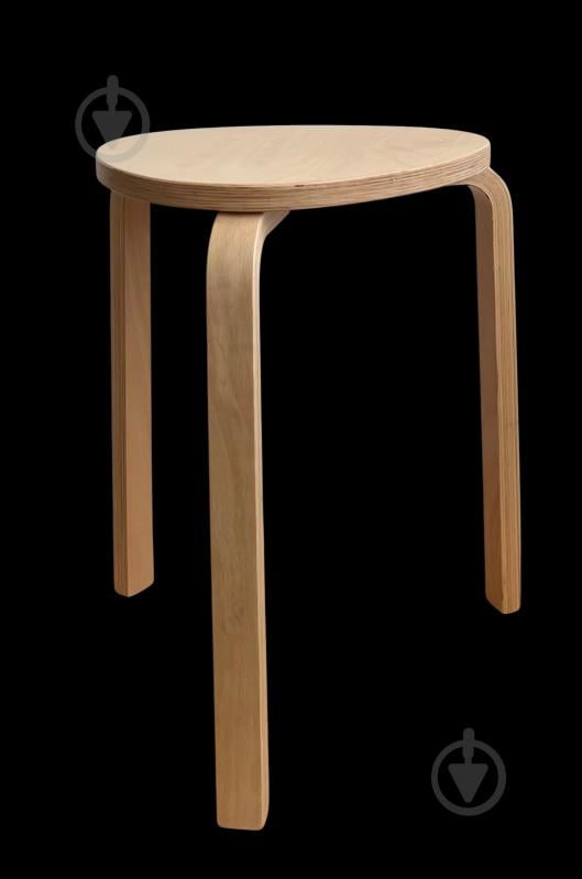 Табурет деревянный SOL 350x460 мм бук - фото 4