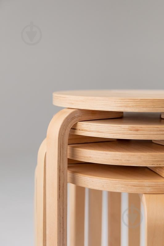 Табурет деревянный Scandi бук - фото 4 Табурет деревянный Scandi бук - фото 4