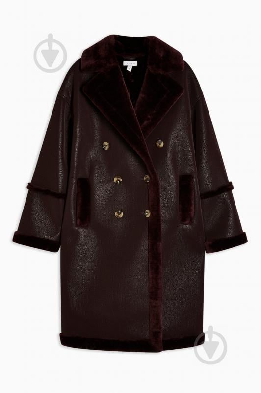 Пальто TopShop SMART COATS 07U15R-OXB р.8 бордовий - фото 2