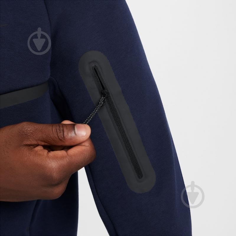 Джемпер M NK TCH FLC FZ WR HOODIE HV0949-451 р.L темно-синий - фото 5