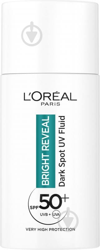 Флюид L'Oreal Paris Bright Reveal против пигментных пятен с фактором защиты SPF 50+ 50 мл - фото 1