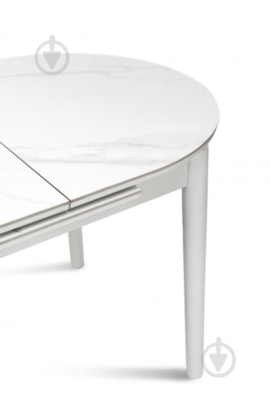 Стіл обідній Мікс Меблі Тітан 1100(1400)x750x760мм білий/білий - фото 8 Стіл обідній Мікс Меблі Тітан 1100(1400)x750x760мм білий/білий - фото 8