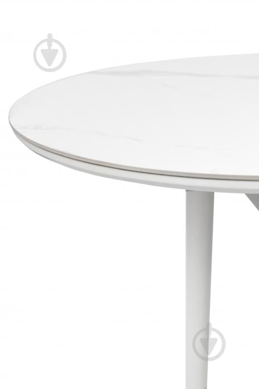 Стіл обідній Мікс Меблі Тітан 1100(1400)x750x760мм білий/білий - фото 7 Стіл обідній Мікс Меблі Тітан 1100(1400)x750x760мм білий/білий - фото 7